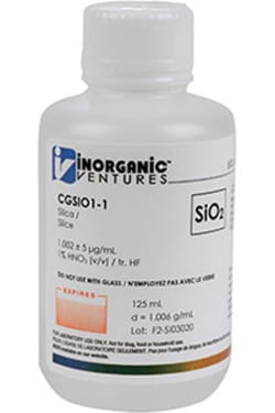 Inorganic Ventures 1000µg/mL SILICA 125mL