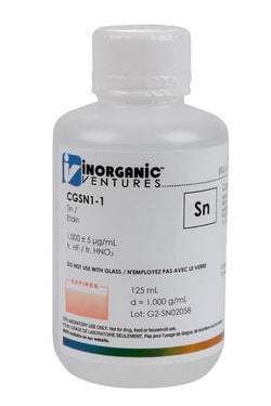 Inorganic Ventures&nbsp;1000µg/mL TIN 125mL