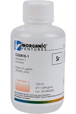 Inorganic Ventures 10 000µg/mL STRONTIUM 125mL