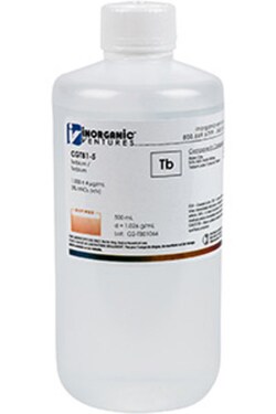 Inorganic Ventures 1000ug mL TERBIUM 500mL (Inorganic Ventures), Quantity: