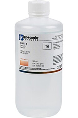 Inorganic Ventures 1000µg/mL TELLURIUM 500mL