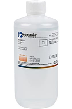 Inorganic Ventures 1000µg/mL THALLIUM 500mL