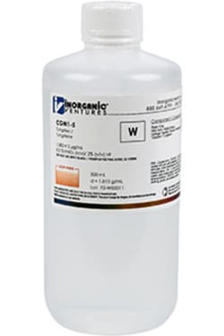Inorganic Ventures 1000µg/mL TUNGSTEN 500mL