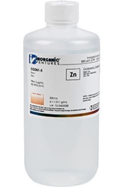 Inorganic Ventures 1000µg/mL ZINC 500mL
