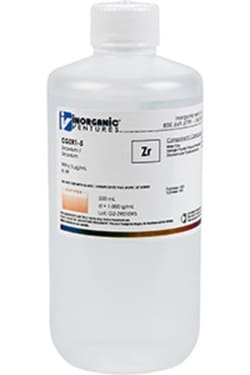 Inorganic Ventures 1000µg/mL ZIRCONIUM 500mL