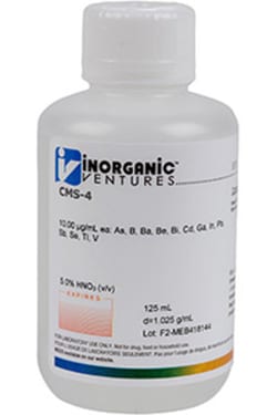 Inorganic Ventures ICP MS HOT PLASMA STD 125mL