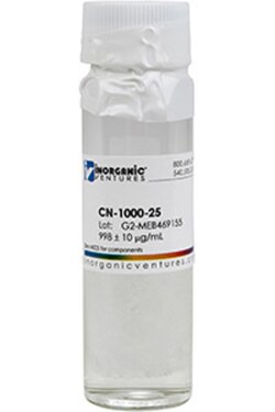 Inorganic Ventures 1000ug mL CYANIDE 20mL (Inorganic Ventures), Quantity: