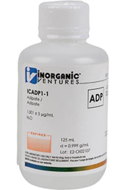 Inorganic Ventures 1000 g mL ADIPATE 125mL