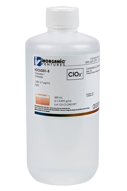 Inorganic Ventures 1000µg/mL CHLORATE 500mL