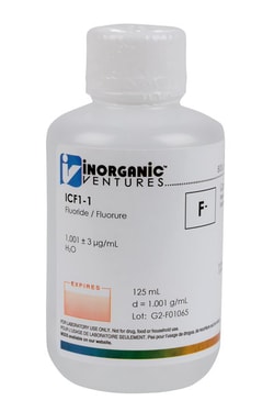 Inorganic Ventures 1000µg/mL FLUORIDE 125mL