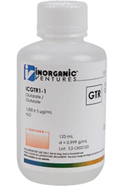 Inorganic Ventures 1000 g mL GLUTARATE 125mL