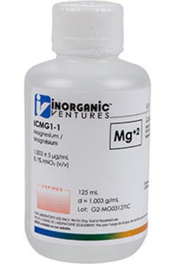Inorganic Ventures 1000µg/mL MAGNESIUM 125mL