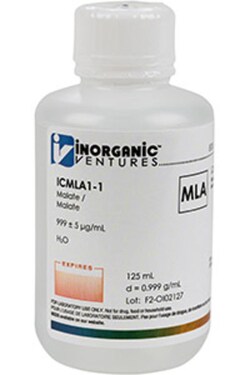 Inorganic Ventures&nbsp;1000µg/mL MALATE 125mL