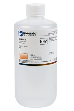 Inorganic Ventures 1000µg/mL AMMONIUM 500mL, Quantity: Each of 1