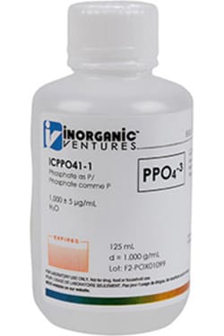 Inorganic Ventures 1000ug mL PHOSPHATE AS P 125mL (Inorganic Ventures),
