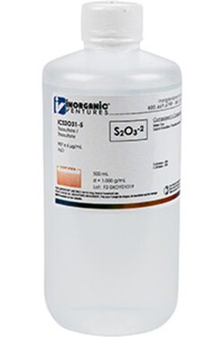 Inorganic Ventures 1 000µg/mL THIOSULFATE 500mL
