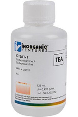 Inorganic Ventures 1000µg/mL TEA 125mL