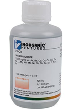 Inorganic Ventures QCPLUS QC SOLUTION 21 125mL