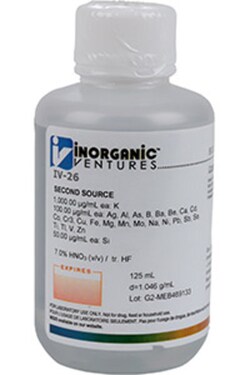 Inorganic Ventures QCPLUS QC SOLUTION 26 125mL