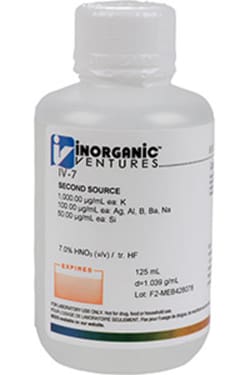Inorganic Ventures QCPLUS QC SOLUTION 7 125mL