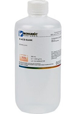 Inorganic Ventures 5 v v Nitric Acid Blank