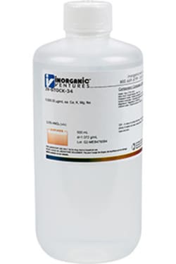 Inorganic Ventures&nbsp;ICP CALIBRATION STD 34 500mL