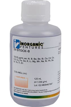Inorganic Ventures ICP CALIBRATION STD 8 125mL