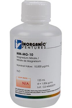 Inorganic Ventures 1 Magnesium Nitrate Modifier, Quantity: Each of 1