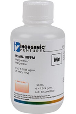 Inorganic Ventures 10µg/mL MANGANESE 125mL