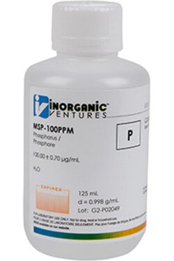 Inorganic Ventures 100ug mL PHOSPHORUS 125mL (Inorganic Ventures), Quantity: