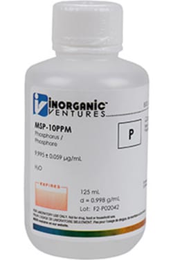 Inorganic Ventures 10ug mL PHOSPHORUS 125mL (Inorganic Ventures), Quantity: