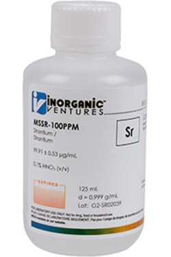 Inorganic Ventures 100µg/mL STRONTIUM 125mL