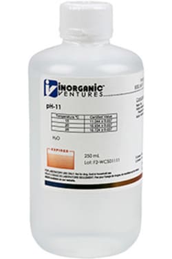 Inorganic Ventures pH 11 CALIBRATION STD 250mL (Inorganic Ventures), Quantity: