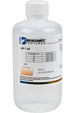 Inorganic Ventures pH 1.68 CALIBRATION STD 250mL, Quantity: Each of 1