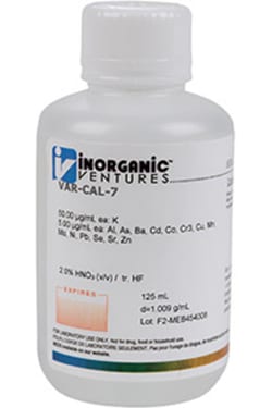 Inorganic Ventures&nbsp;VARIAN CAL STANDARD 7 125mL