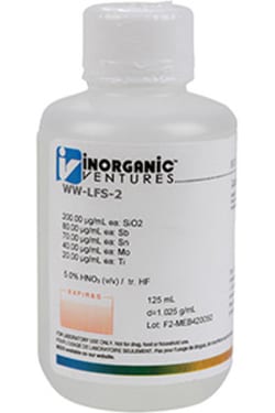 Inorganic Ventures 200.7WW LFS SOLUTION 2 125mL (Inorganic Ventures), Quantity: