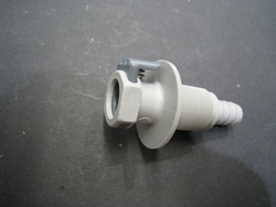 Thermo Scientific Connector, Barb 3/8'' Bulkhead Panel Mount