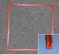 Thermo Scientific Gasket, Door, Red Silicon, Quantity: Each of 1