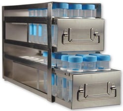 Thomas Scientific 2 Drawer Freezer Rack for 50mL Conicals, M