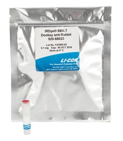LICOR&nbsp;IRDye 680LT Donkey anti-Rabbit IgG Secondary Antibody (0.1 mg)