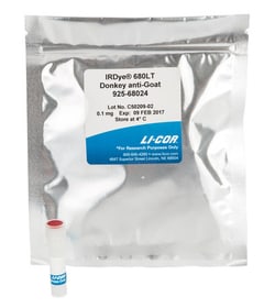 LICOR&nbsp;IRDye 680LT Donkey anti-Goat IgG Secondary Antibody (0.1 mg)