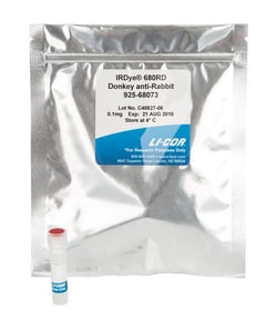 LICOR&nbsp;IRDye 680RD Donkey anti-Rabbit IgG Secondary Antibody (0.1 mg)