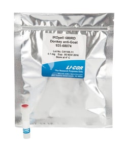 LICOR&nbsp;IRDye 680RD Donkey anti-Goat IgG Secondary Antibody (0.1 mg)