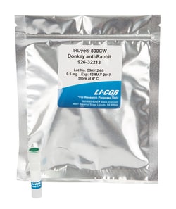 LICOR IRDye 800CW Donkey anti-Rabbit IgG Secondary Antibody (0.5 mg), Quantity: