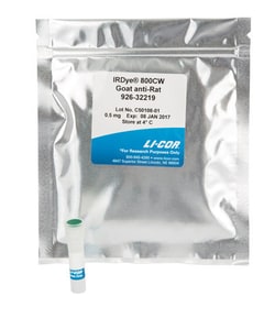 LI COR BIOTECH LLC IRDye 800CW Goat anti-Rat IgG Secondary Antibody (0.5
