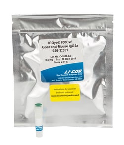 LICOR IRDye 800CW Goat anti-Mouse IgG2a-Specific Secondary Antibody (0.5