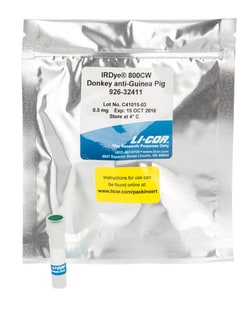 LICOR&nbsp;IRDye 800CW Donkey anti-Guinea Pig IgG Secondary Antibody (0.5 mg)