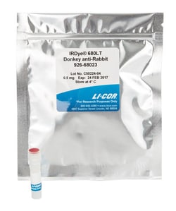 LICOR&nbsp;IRDye 680LT Donkey anti-Rabbit IgG Secondary Antibody (0.5 mg)