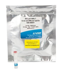LICOR IRDye 680LT Goat anti-Mouse IgG2a-Specific Secondary Antibody (0.5