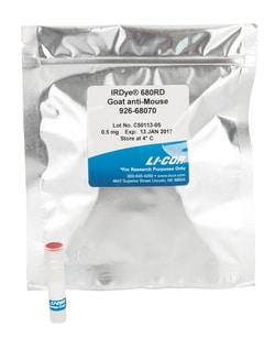 LI COR BIOTECH LLC IRDye 680RD Goat anti-Mouse IgG Secondary Antibody (0.5